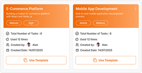 Project & Checklist Templates
